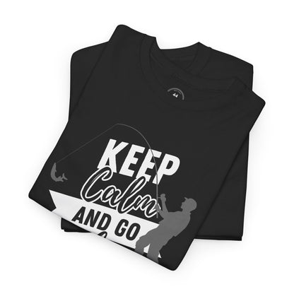 Keep Calm and Go Fishing Graphic Tee