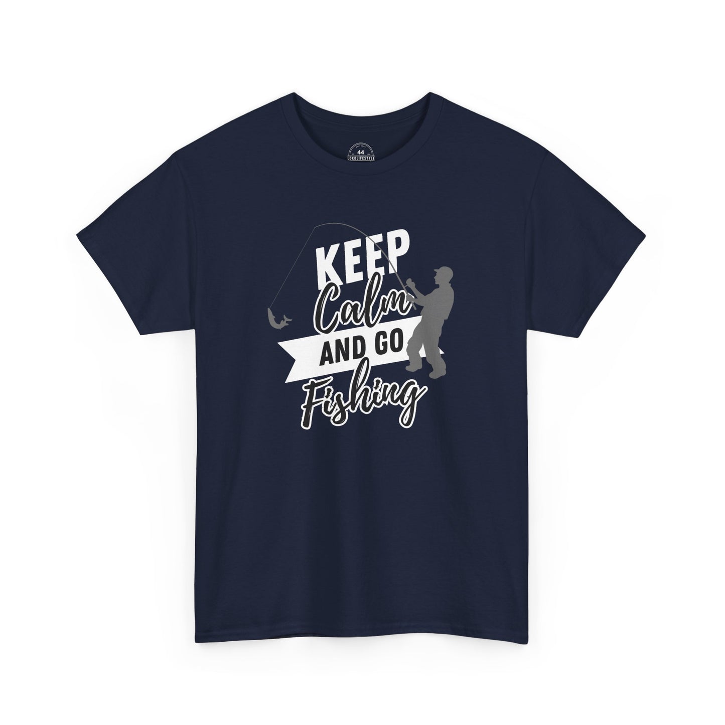 Keep Calm and Go Fishing Graphic Tee