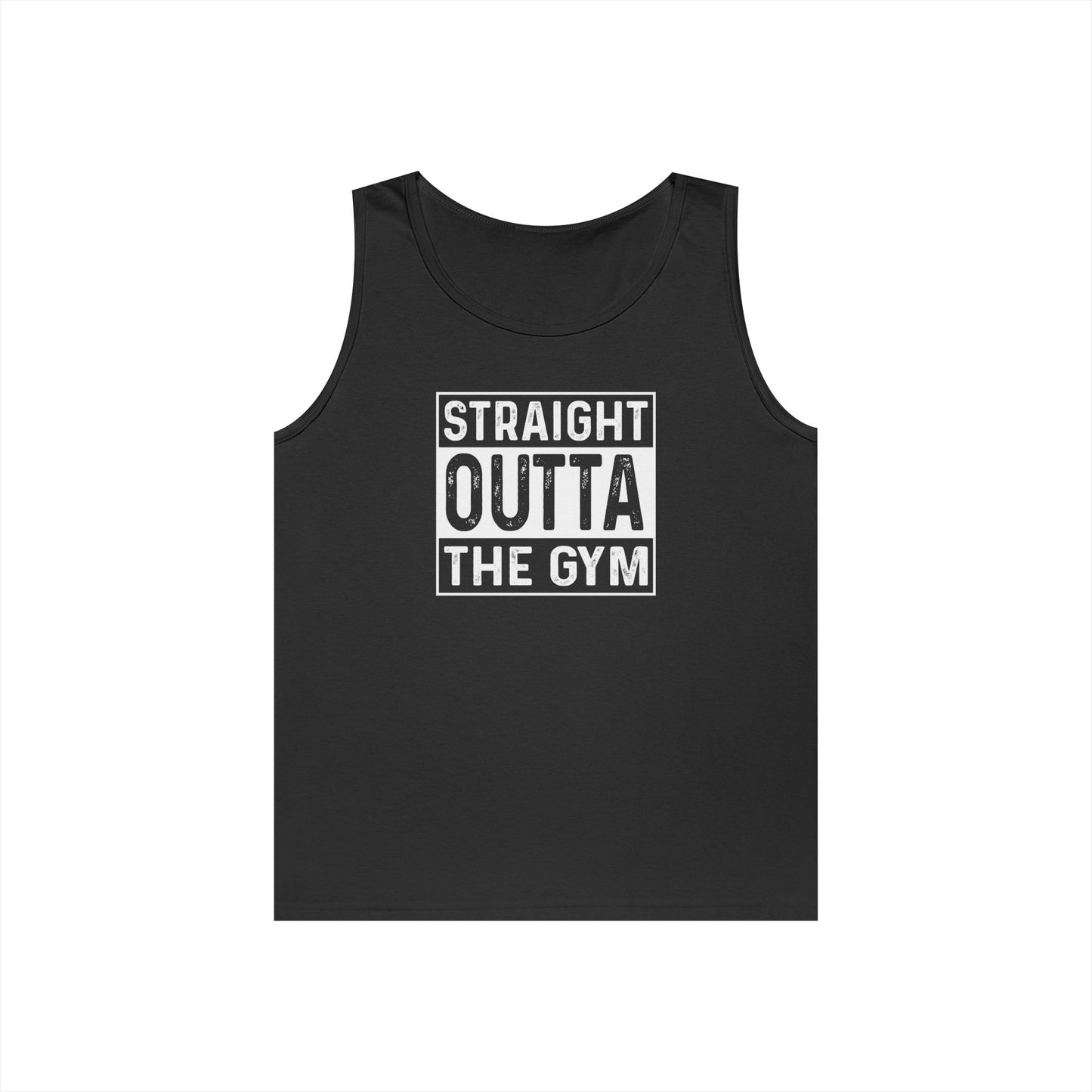 Workout Tank Top - Straight Outta the Gym Design