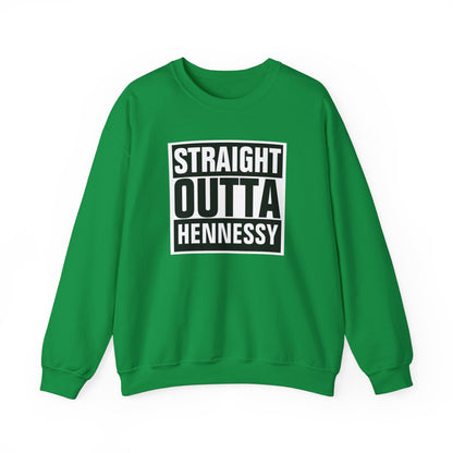 Staight Outta Hennessey Unisex Heavy Blend™ Crewneck Sweatshirt