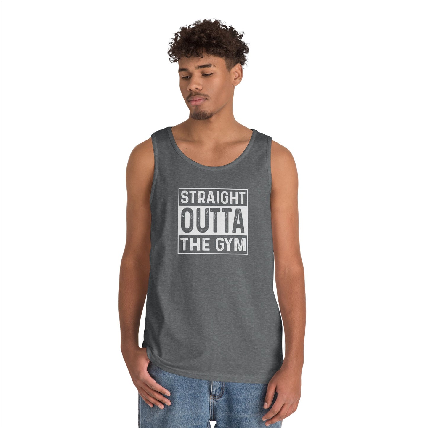 Workout Tank Top - Straight Outta the Gym Design