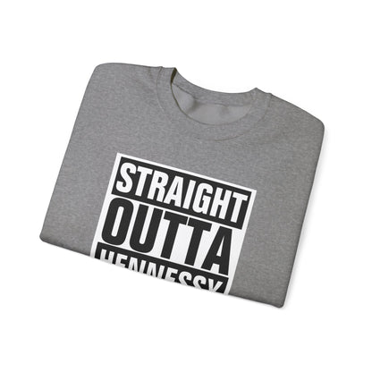 Staight Outta Hennessey Unisex Heavy Blend™ Crewneck Sweatshirt