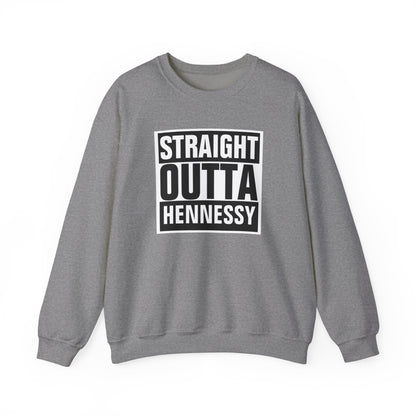 Staight Outta Hennessey Unisex Heavy Blend™ Crewneck Sweatshirt