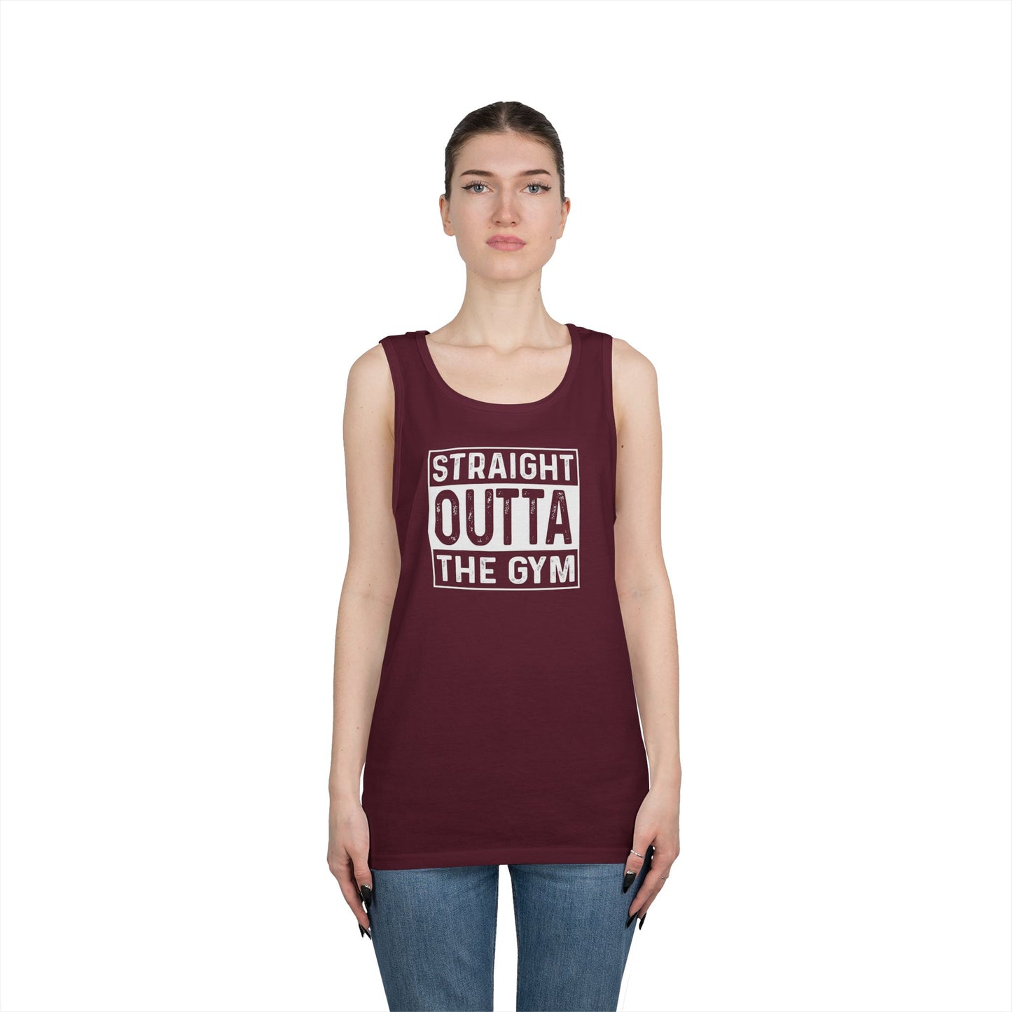 Workout Tank Top - Straight Outta the Gym Design