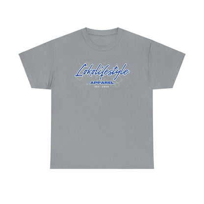 Lokolifestyle Royal Blue White Apparel Tee