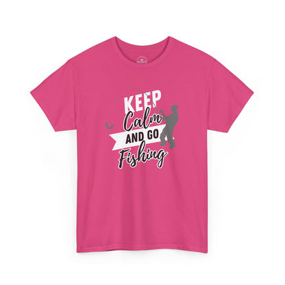 Keep Calm and Go Fishing Graphic Tee