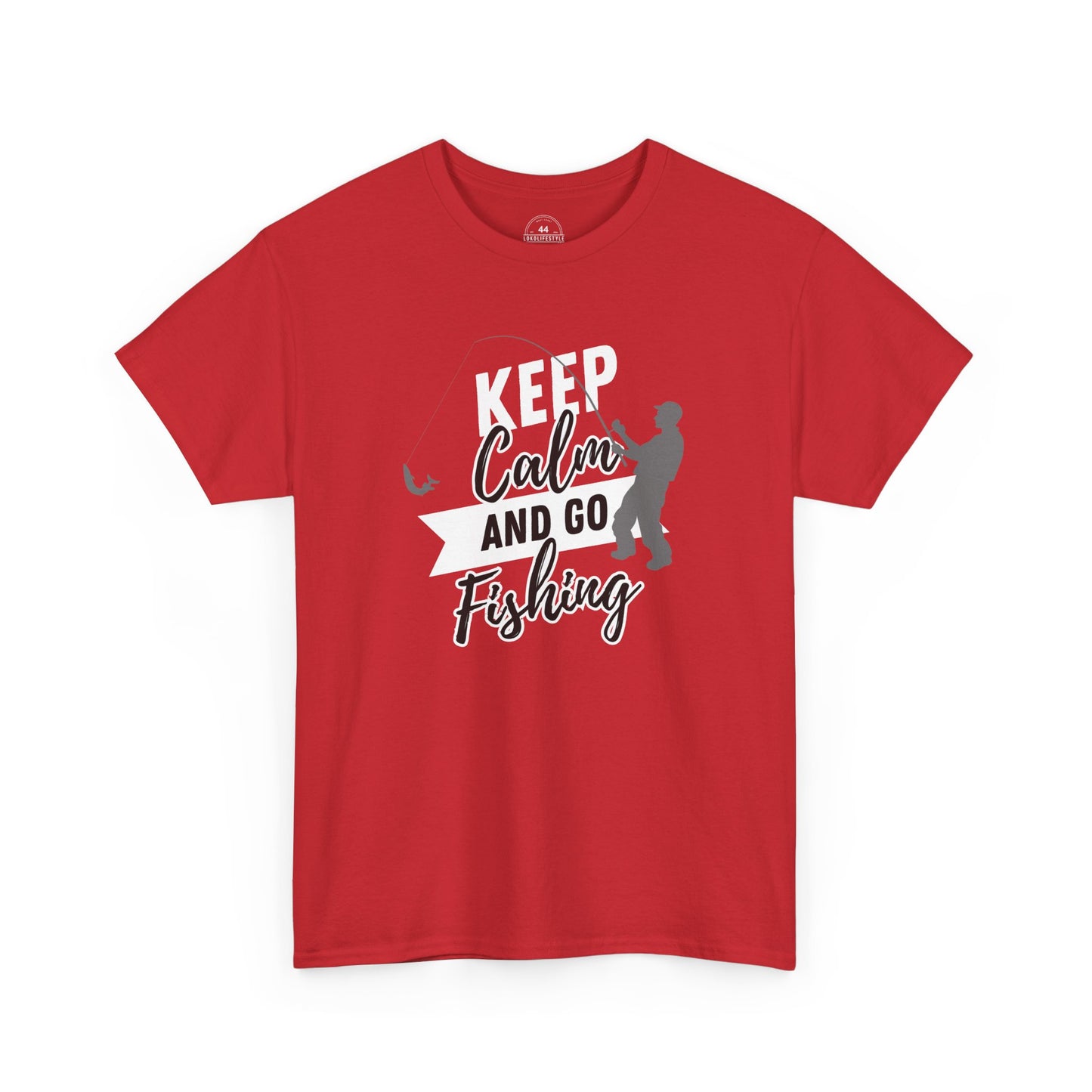 Keep Calm and Go Fishing Graphic Tee