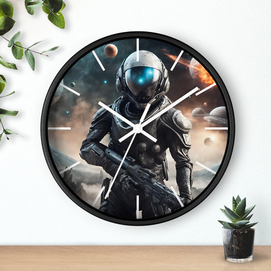 Space Soldier Wall Clock