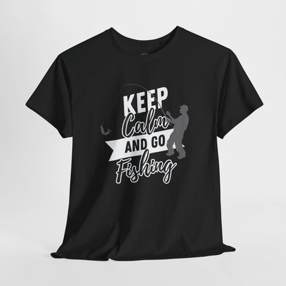 Keep Calm and Go Fishing Graphic Tee