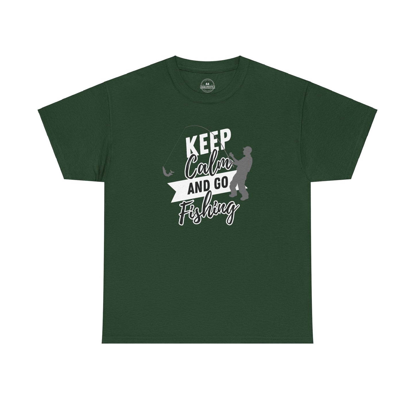 Keep Calm and Go Fishing Graphic Tee