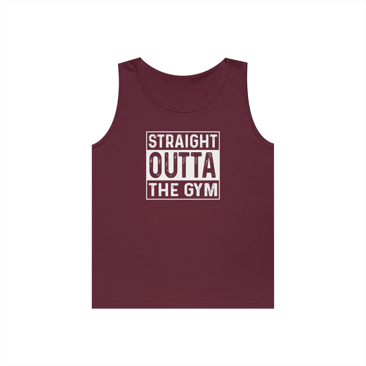 Workout Tank Top - Straight Outta the Gym Design