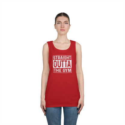 Workout Tank Top - Straight Outta the Gym Design