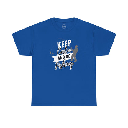 Keep Calm and Go Fishing Graphic Tee