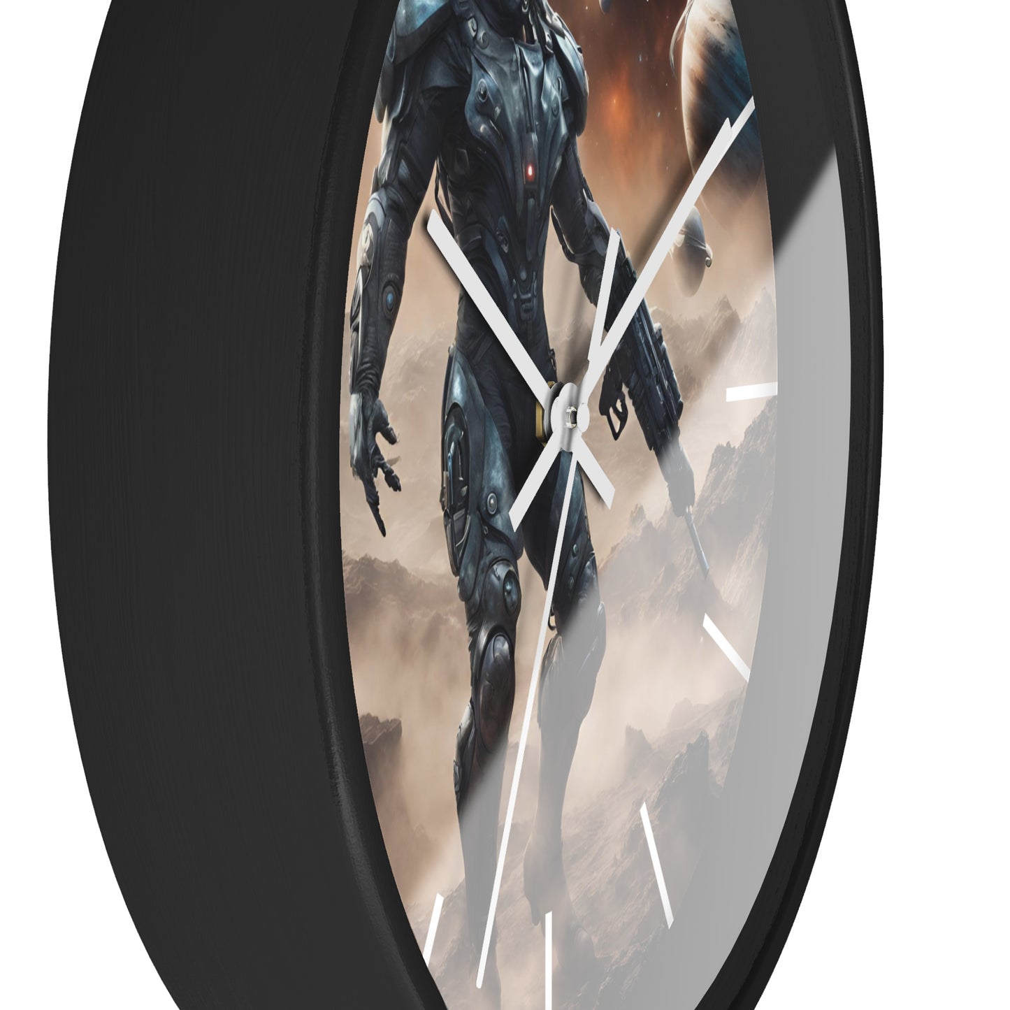 Space Soldier Wall Clock