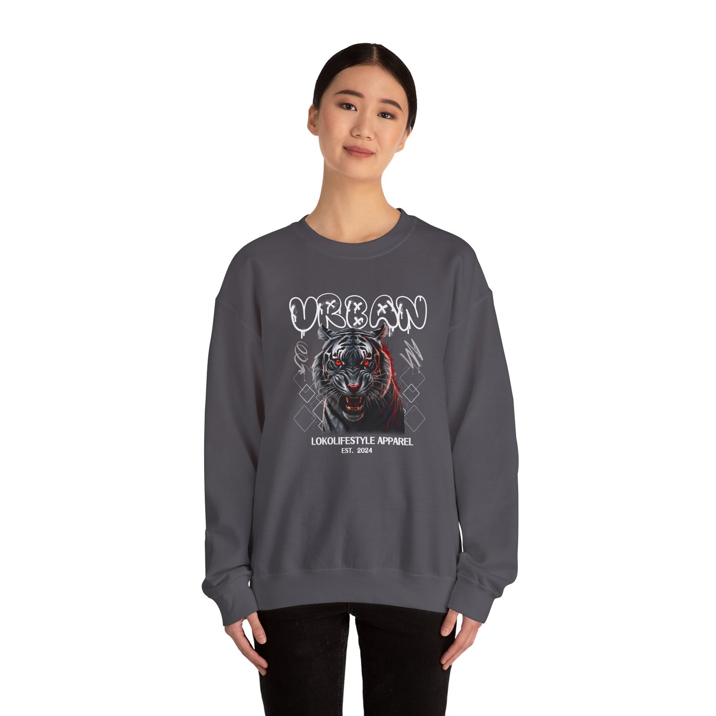 Red Eyed Tiger Unisex Heavy Blend™ Crewneck Sweatshirt