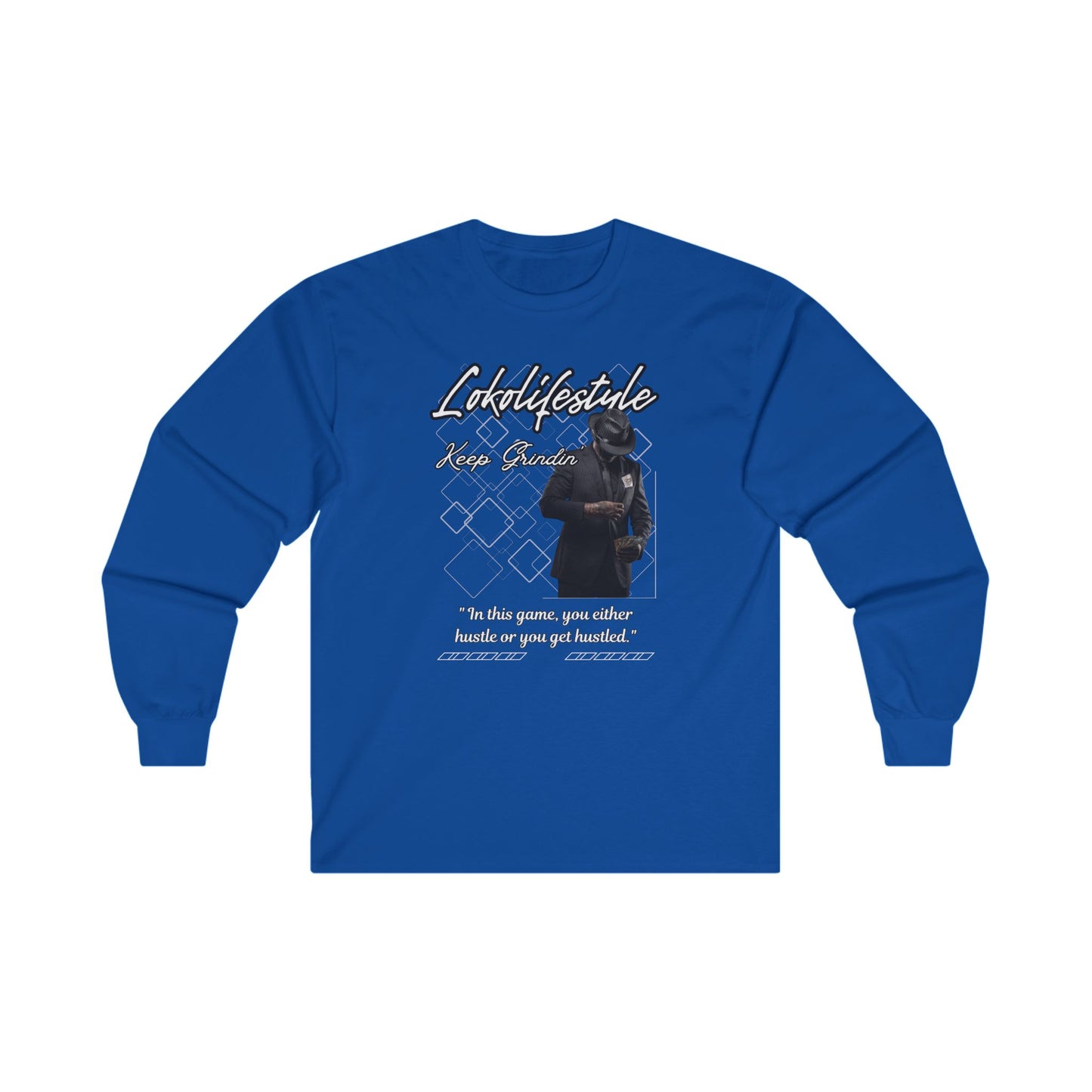 Grindin' Hustle Long Sleeve Tee