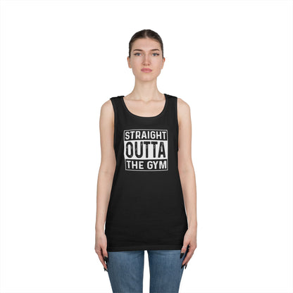 Workout Tank Top - Straight Outta the Gym Design