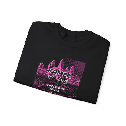 Khmer Pride Pink Unisex Heavy Blend™ Crewneck Sweatshirt