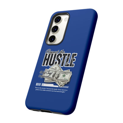 Respect the Hustle with Money Tough Cases I Phone Google Pixel Samsung Galaxy Blue