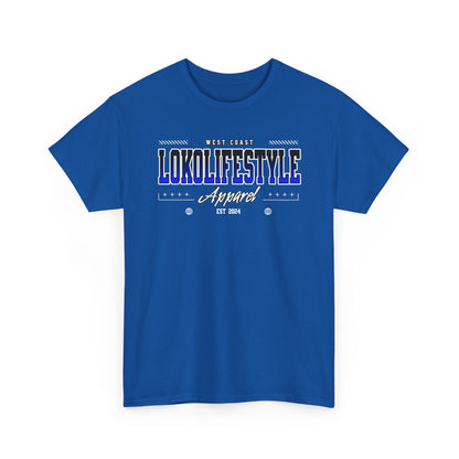 West Coast Unisex Tee - Lokolifestyle Apparel Black Blue