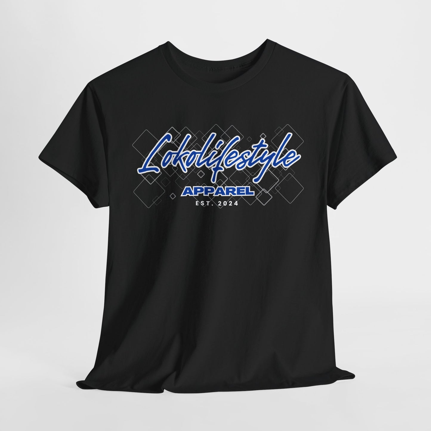 Lokolifestyle Royal Blue White Apparel Tee