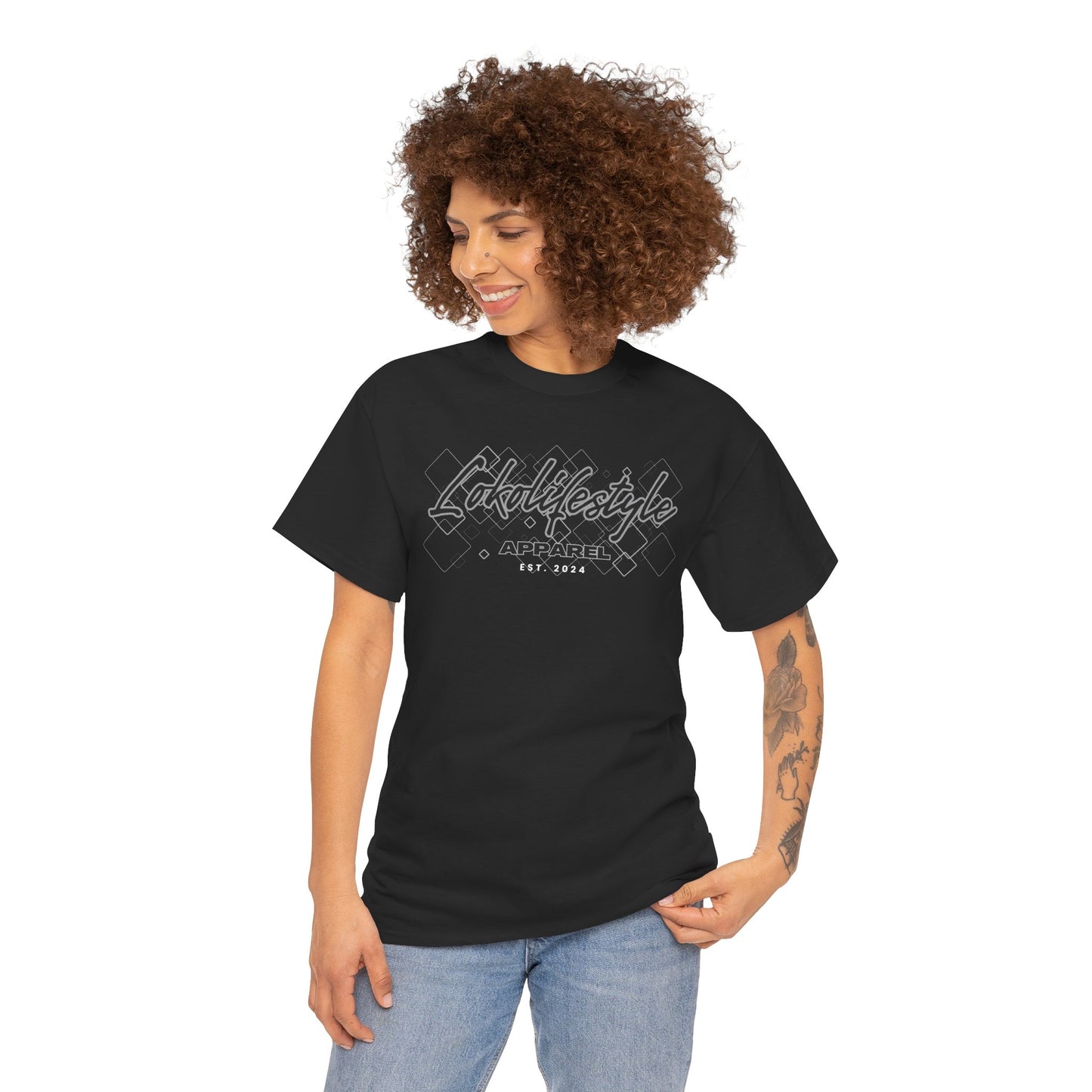 Gray Black Unisex Tee Shirt - Lokolifestyle Apparel