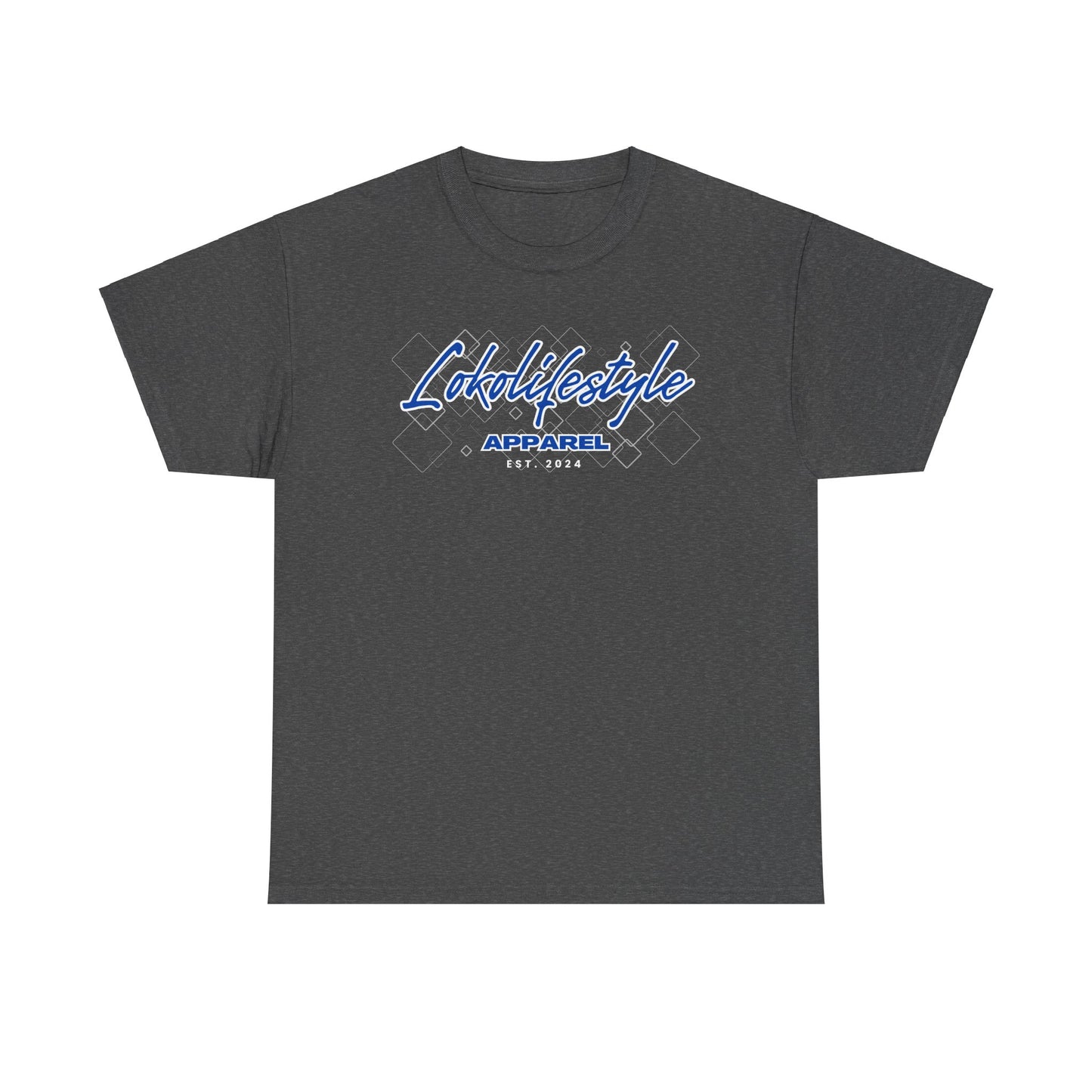 Lokolifestyle Royal Blue White Apparel Tee