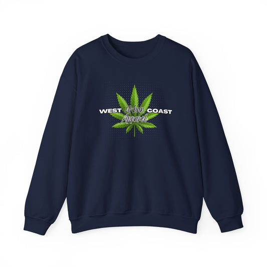 West Coast Urban Apparel Weed Leaf Unisex Heavy Blend™ Crewneck Sweatshirt