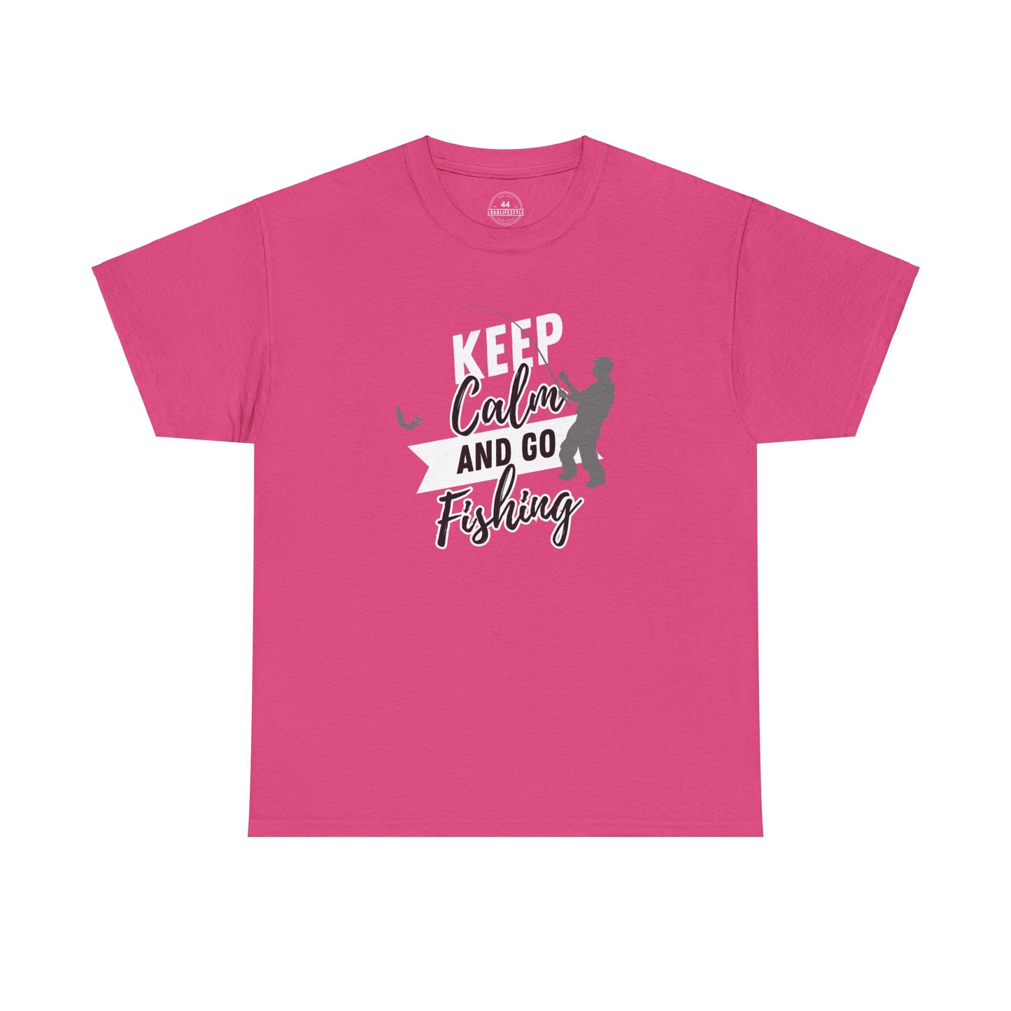 Keep Calm and Go Fishing Graphic Tee