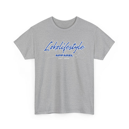 Lokolifestyle Royal Blue White Apparel Tee