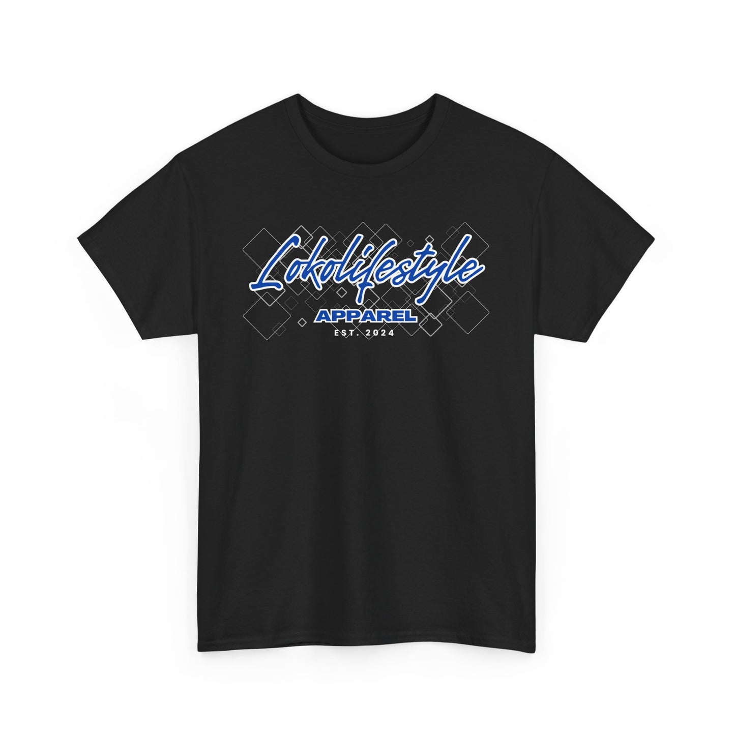 Lokolifestyle Royal Blue White Apparel Tee