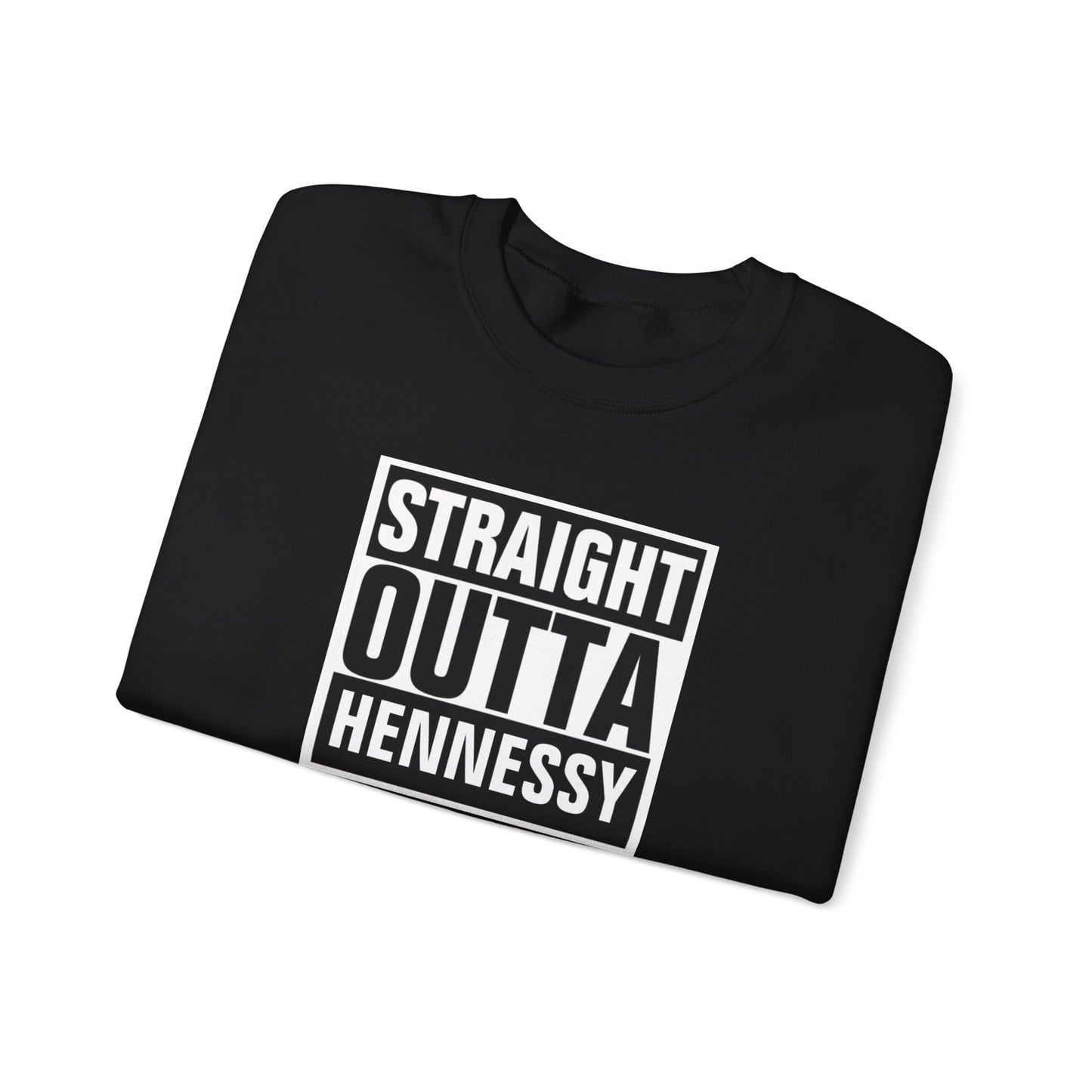 Staight Outta Hennessey Unisex Heavy Blend™ Crewneck Sweatshirt