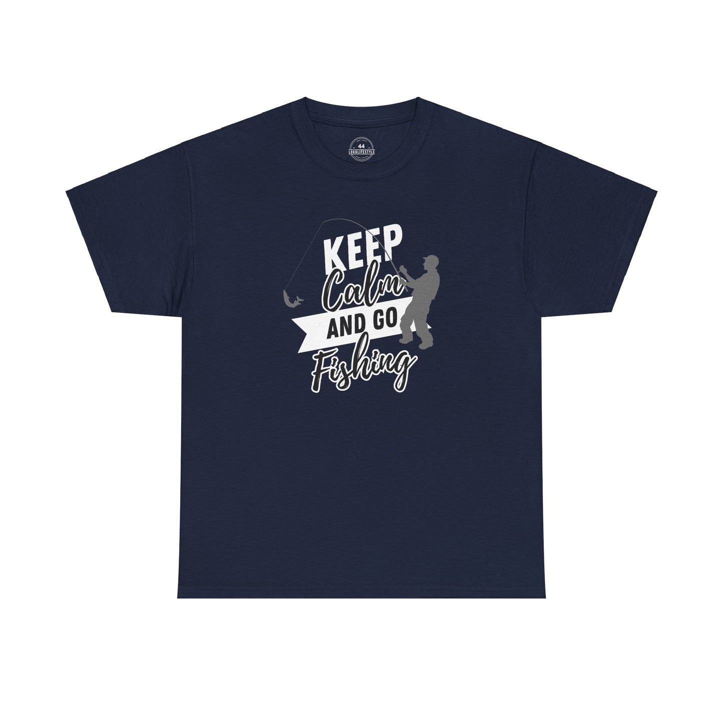 Keep Calm and Go Fishing Graphic Tee