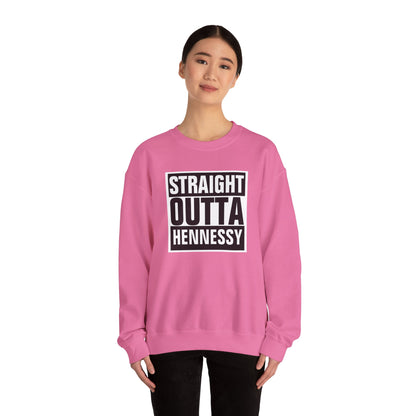 Staight Outta Hennessey Unisex Heavy Blend™ Crewneck Sweatshirt