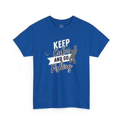 Keep Calm and Go Fishing Graphic Tee