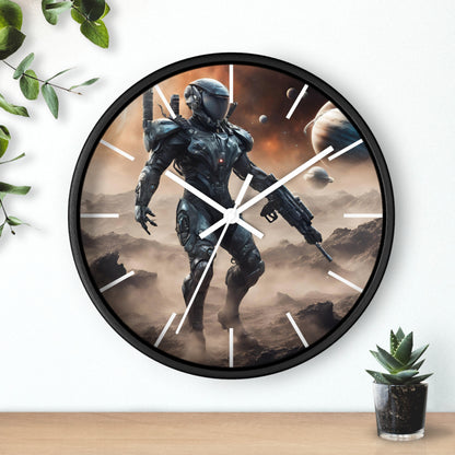 Space Soldier Wall Clock