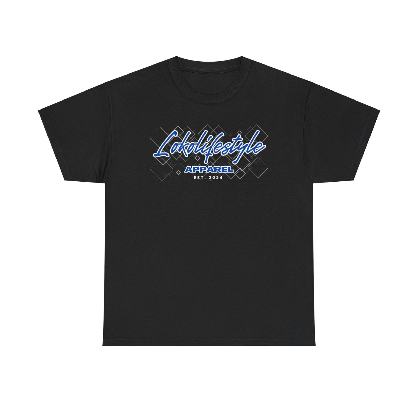 Lokolifestyle Royal Blue White Apparel Tee