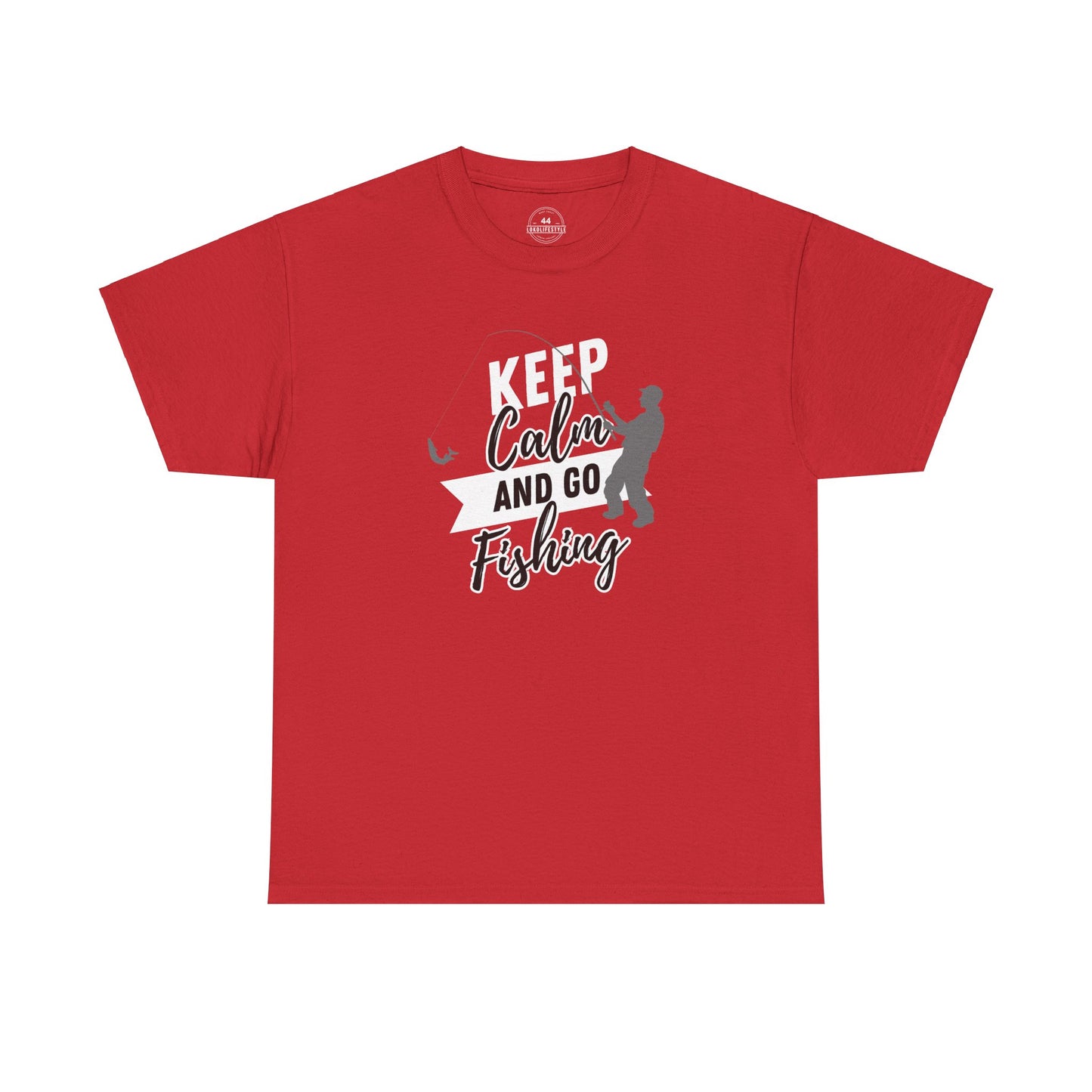 Keep Calm and Go Fishing Graphic Tee