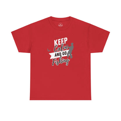 Keep Calm and Go Fishing Graphic Tee