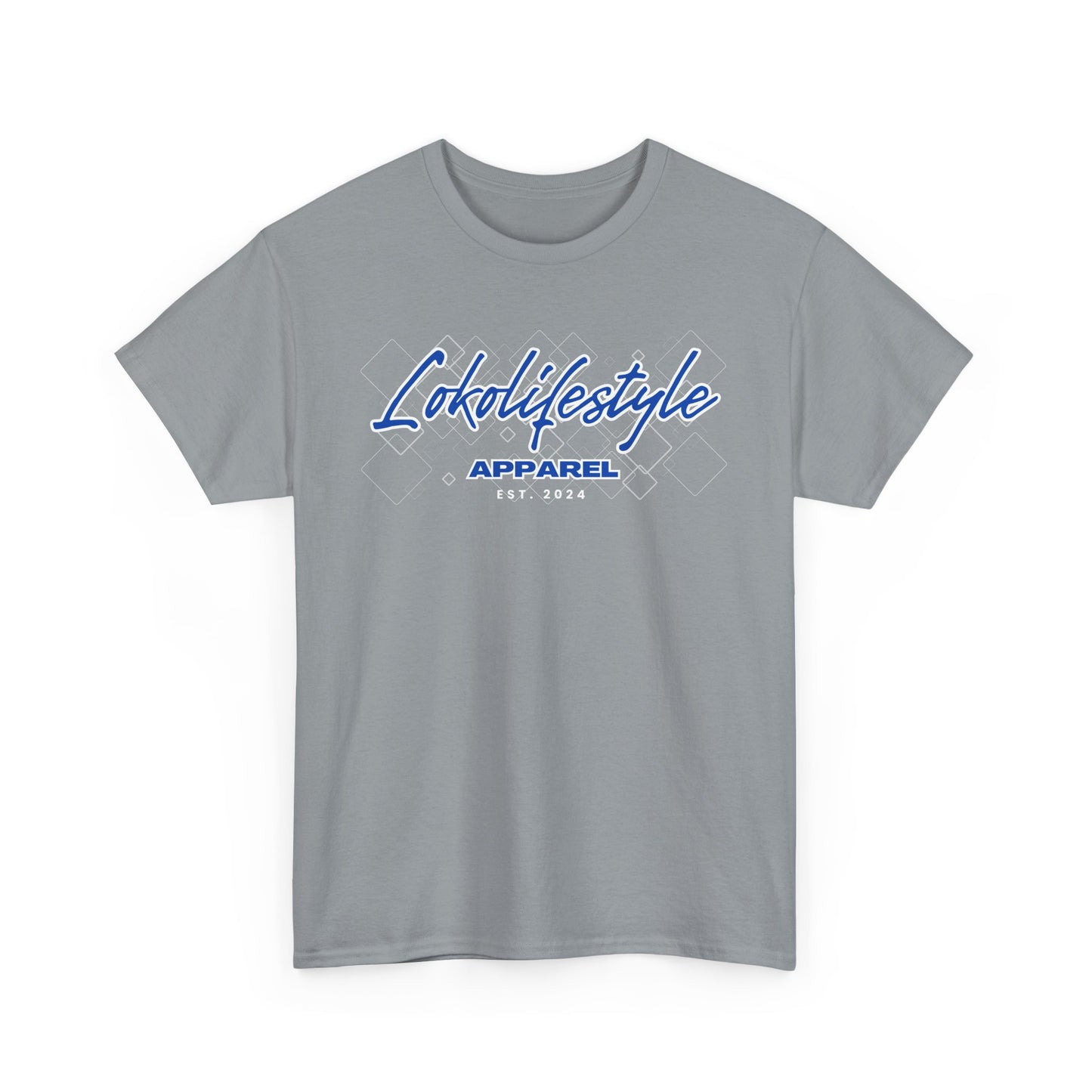 Lokolifestyle Royal Blue White Apparel Tee