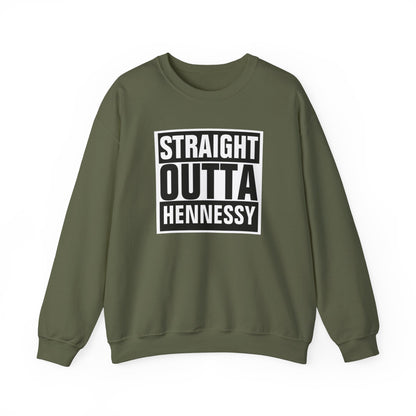 Staight Outta Hennessey Unisex Heavy Blend™ Crewneck Sweatshirt