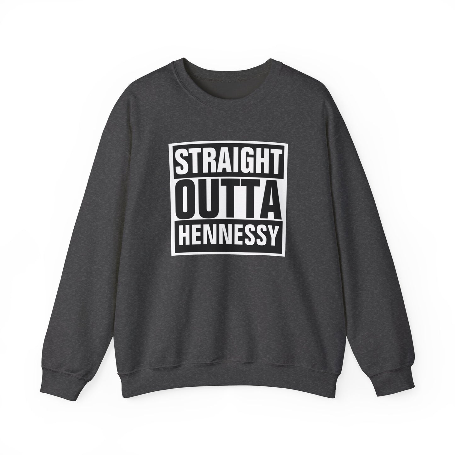 Staight Outta Hennessey Unisex Heavy Blend™ Crewneck Sweatshirt