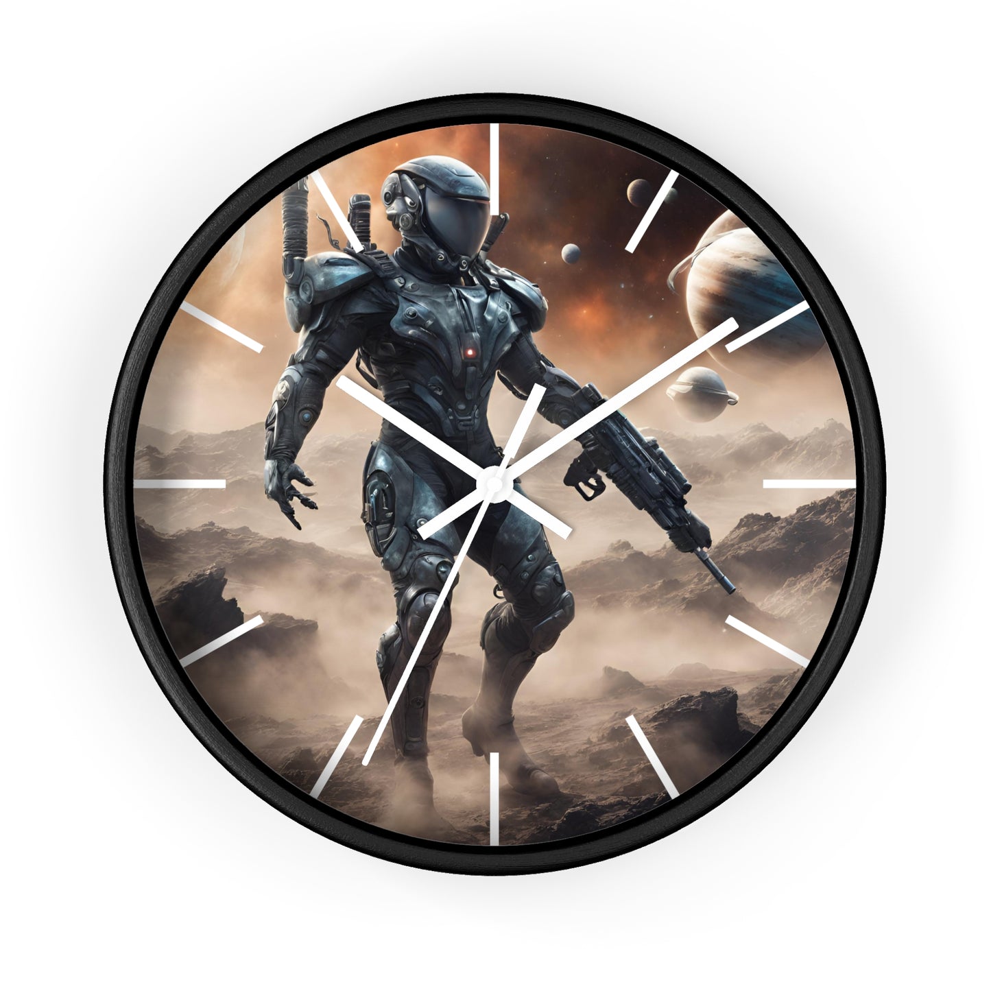 Space Soldier Wall Clock