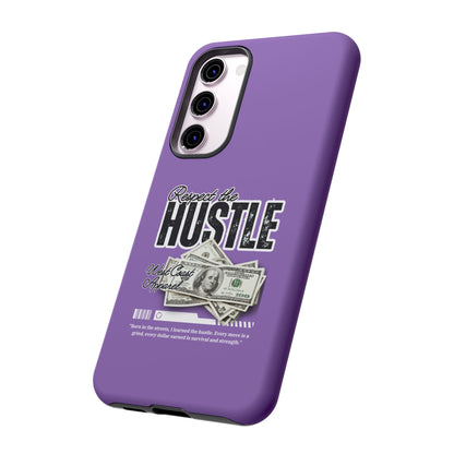 Respect the Hustle with Money Tough Cases I Phone Google Pixel Samsung Galaxy Light Purple