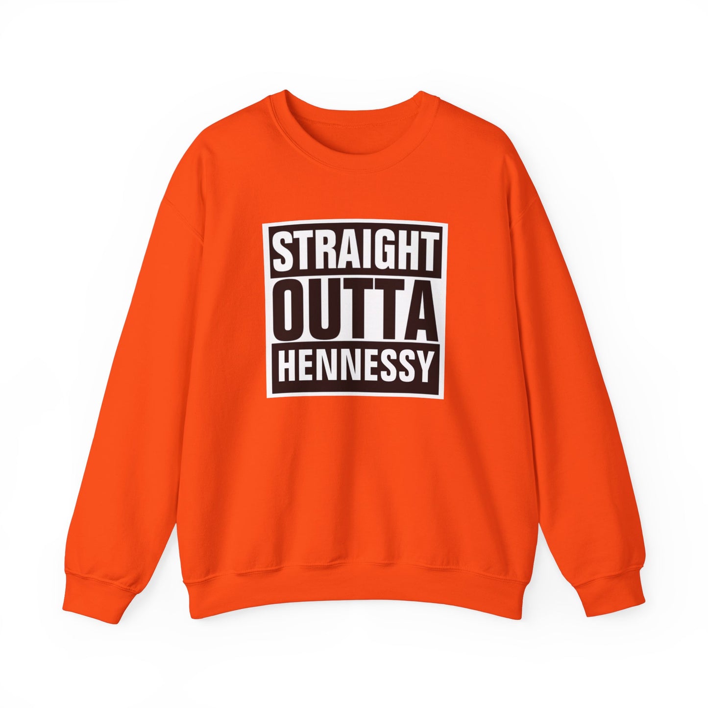 Staight Outta Hennessey Unisex Heavy Blend™ Crewneck Sweatshirt