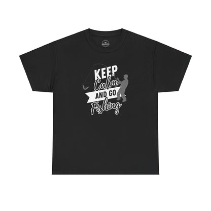 Keep Calm and Go Fishing Graphic Tee