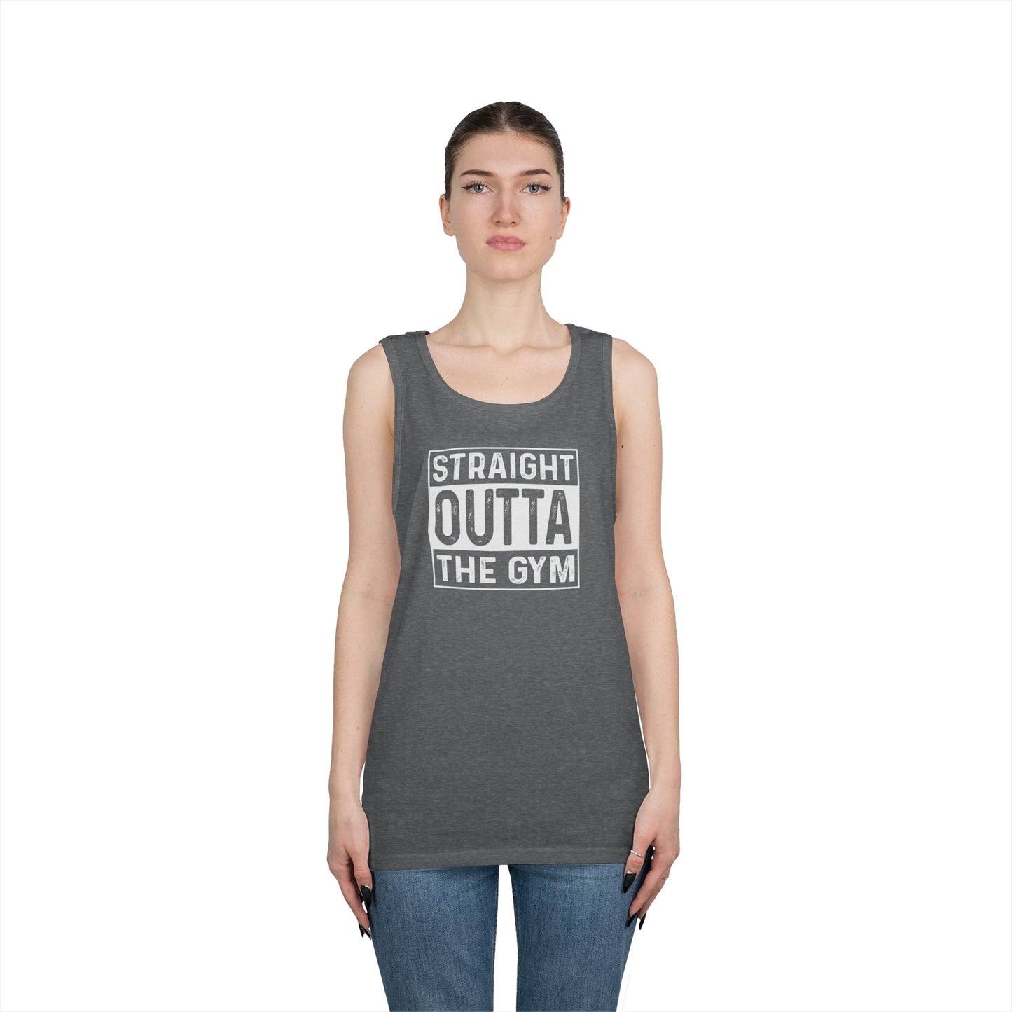 Workout Tank Top - Straight Outta the Gym Design