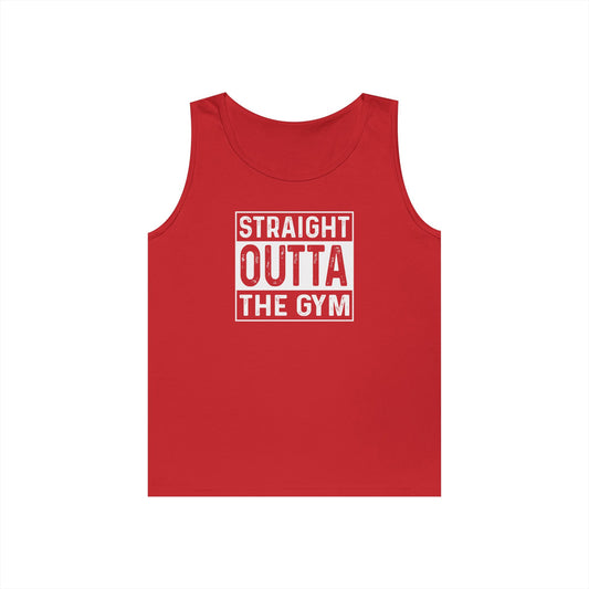 Workout Tank Top - Straight Outta the Gym Design