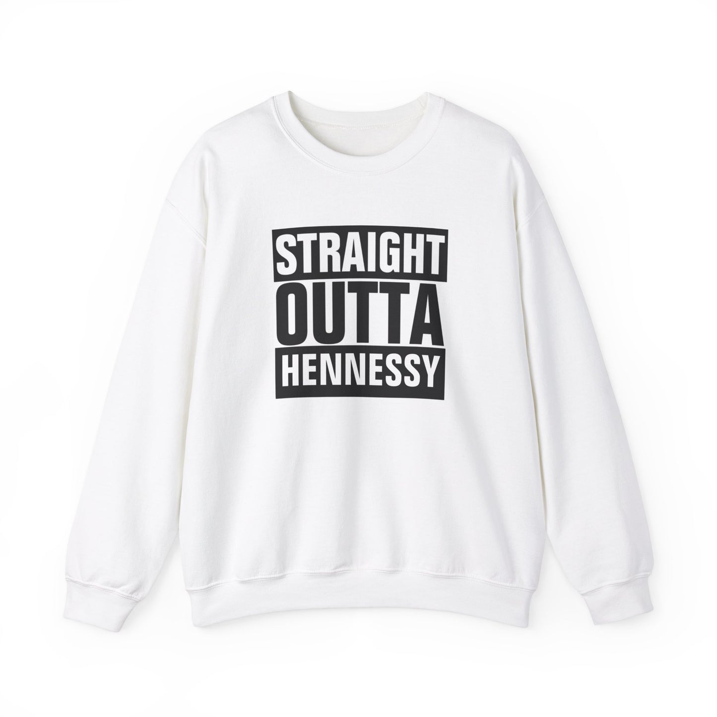 Staight Outta Hennessey Unisex Heavy Blend™ Crewneck Sweatshirt