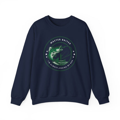 Funny Fishing Unisex Sweatshirt - Master Baiter Design